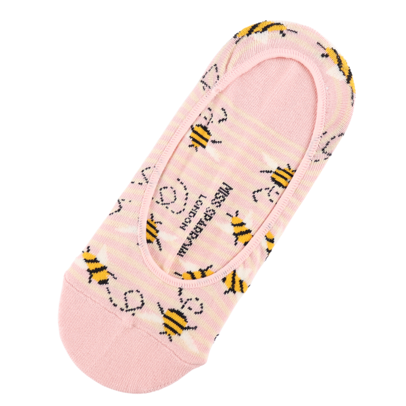 Bee Stripe Invisible Socks