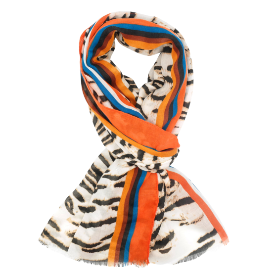 Tiger Print Scarf