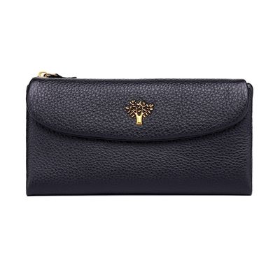 Black Tree Of Life Motif Purse