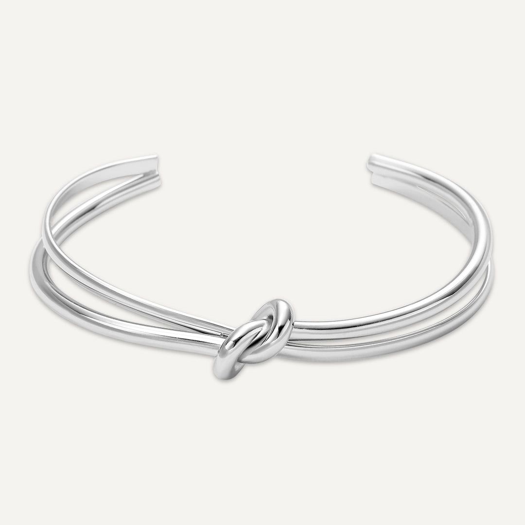 Stainless Steel Open Knot Bracelet