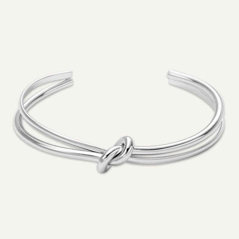 Stainless Steel Open Knot Bracelet