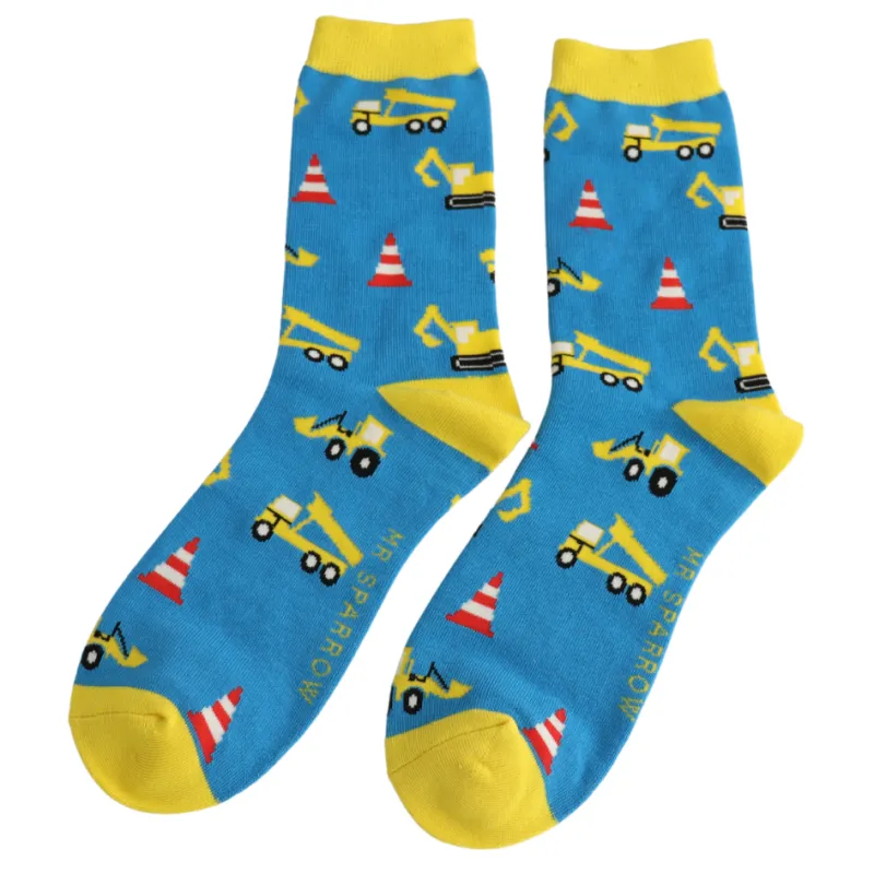Building Site Bamboo Socks