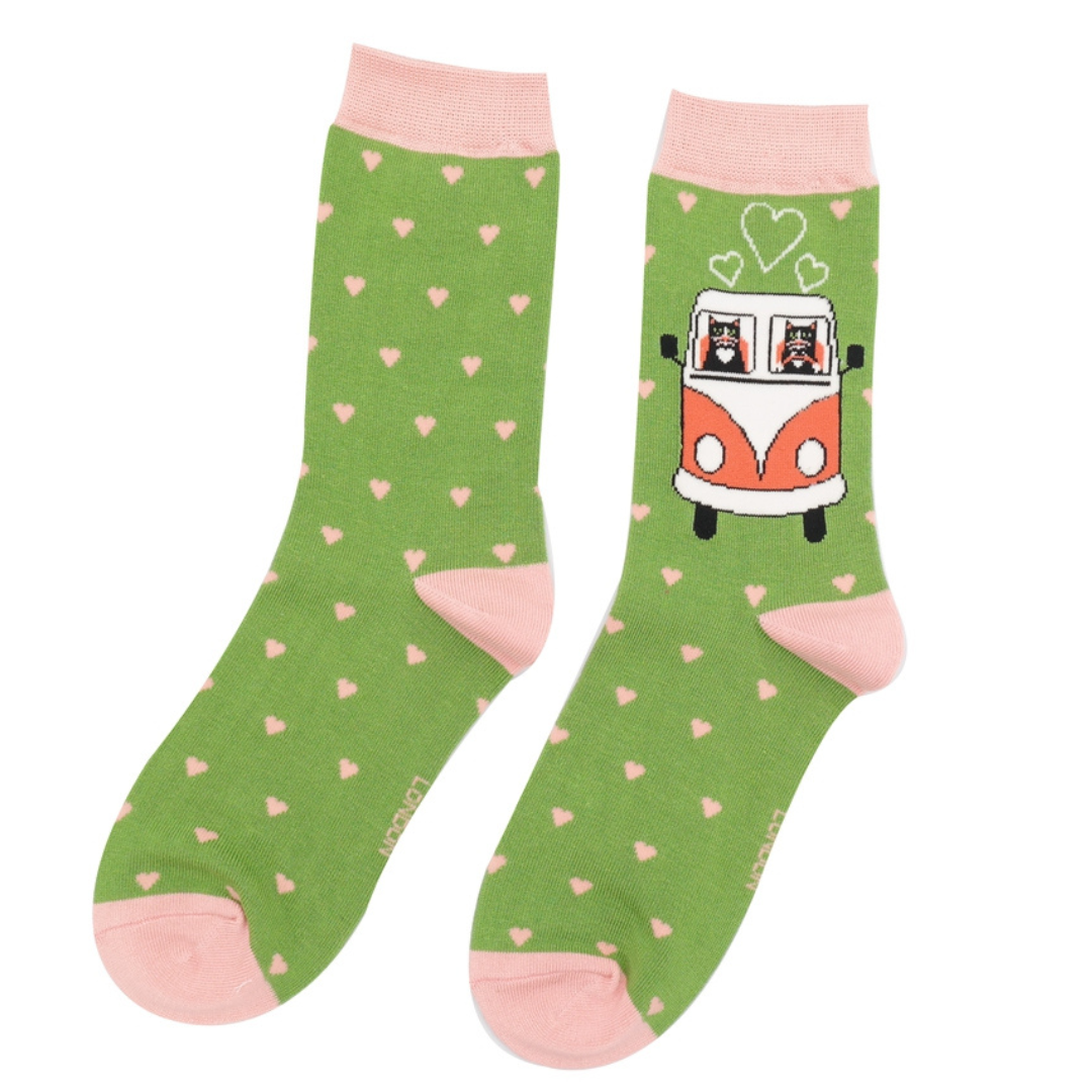 Road Trip Cat Socks