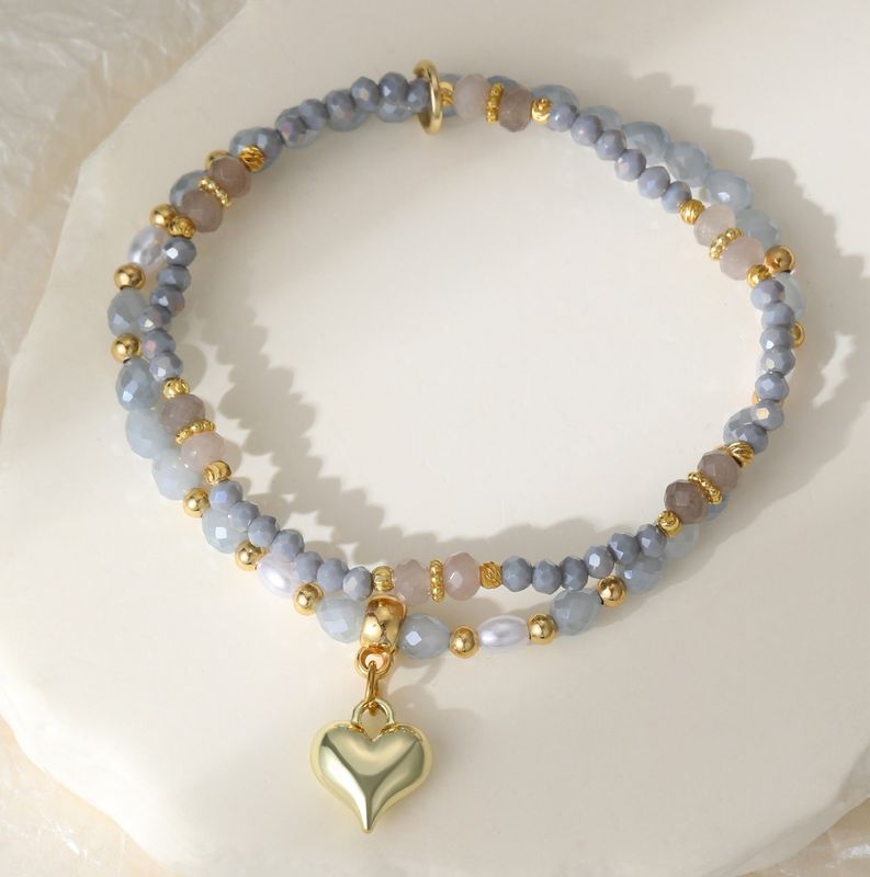 Double Strand Heart Bracelet