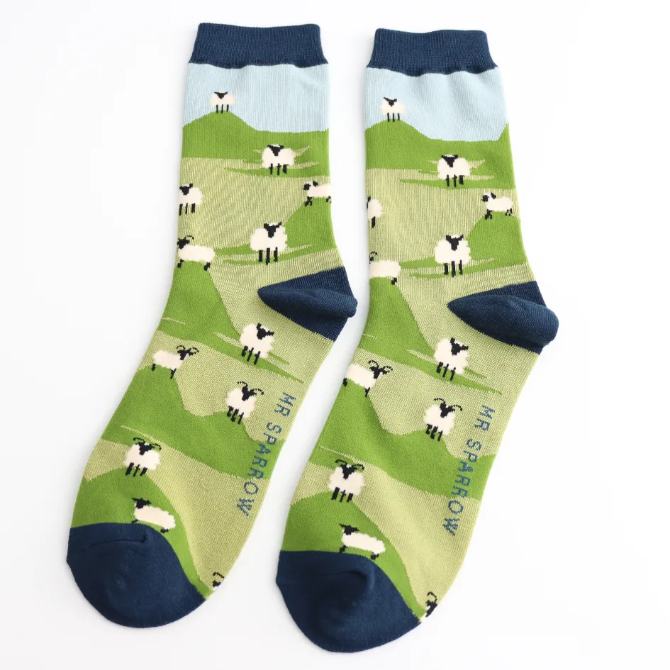 Highland Sheep Bamboo Socks