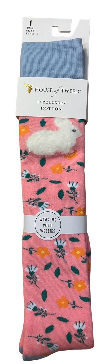 Faux Fur Detail Bunny Socks