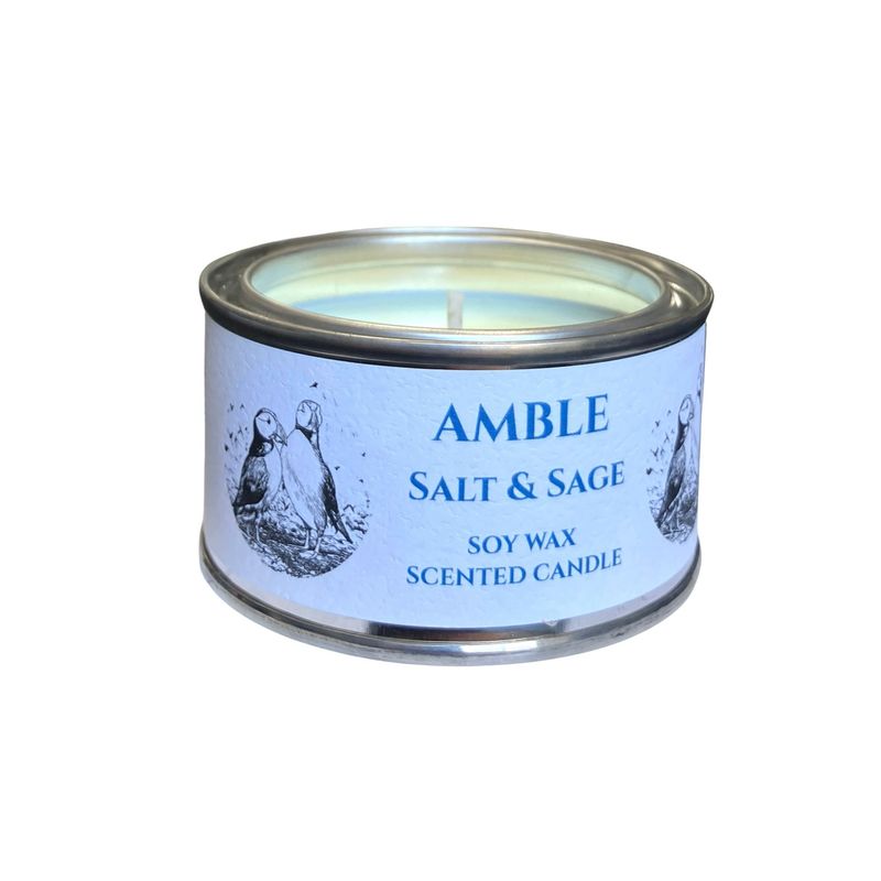 Amble - Salt And Sage Scented Candle