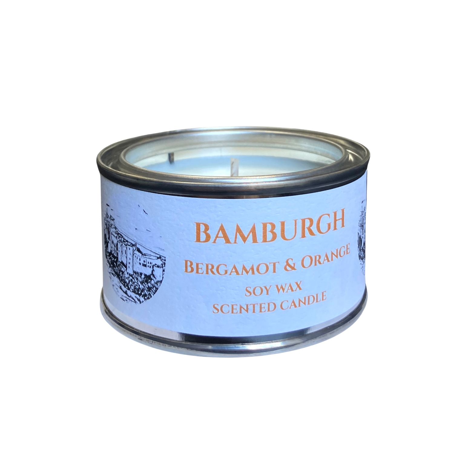 Bamburgh - Bergamot And Orange Scented Candle