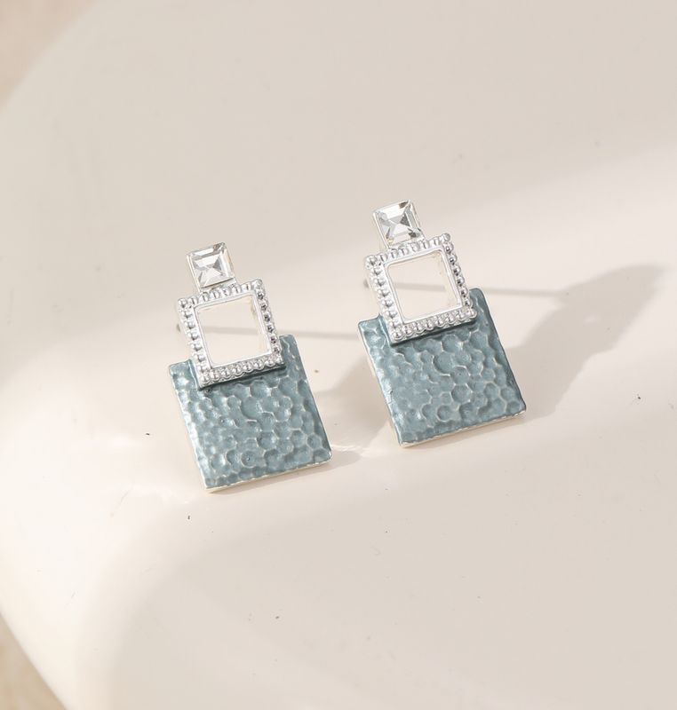 Grey Tones Geo Earrings