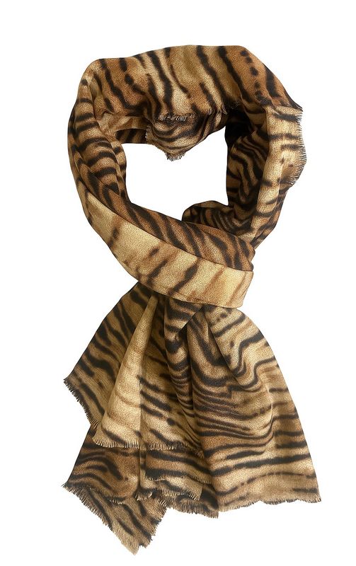 Tiger Print Scarf