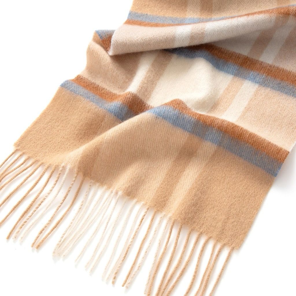 Wool Check Scarf