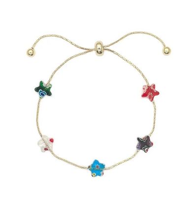 Colourful Star Slider Bracelet
