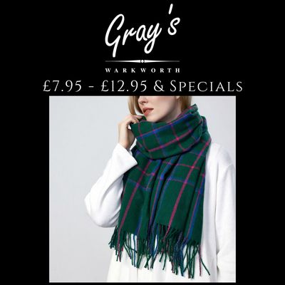 Scarves £9.95 - £16.95