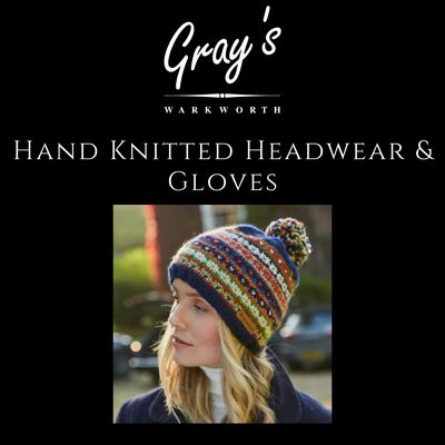 Hand Knitted Headwear And Gloves