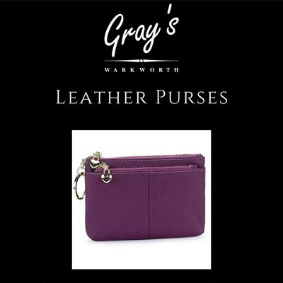Leather Purses And Glasses Cases