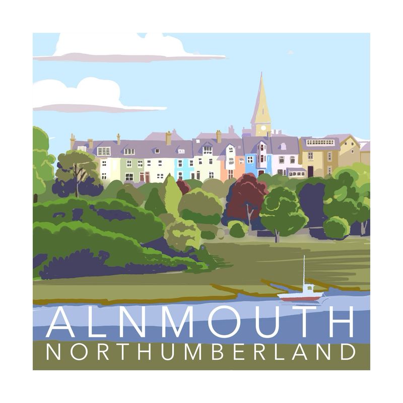 Alnmouth Coasters - A Box Of 4 Alnmouth Coasters - A Box Of 4