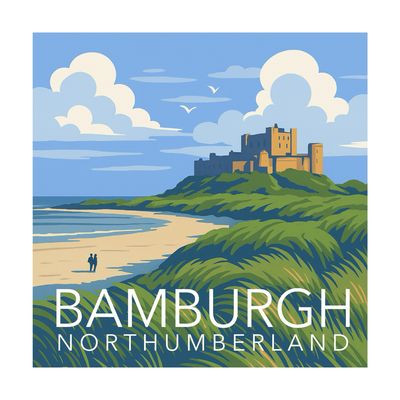 Bamburgh Coasters - A Box Of 4