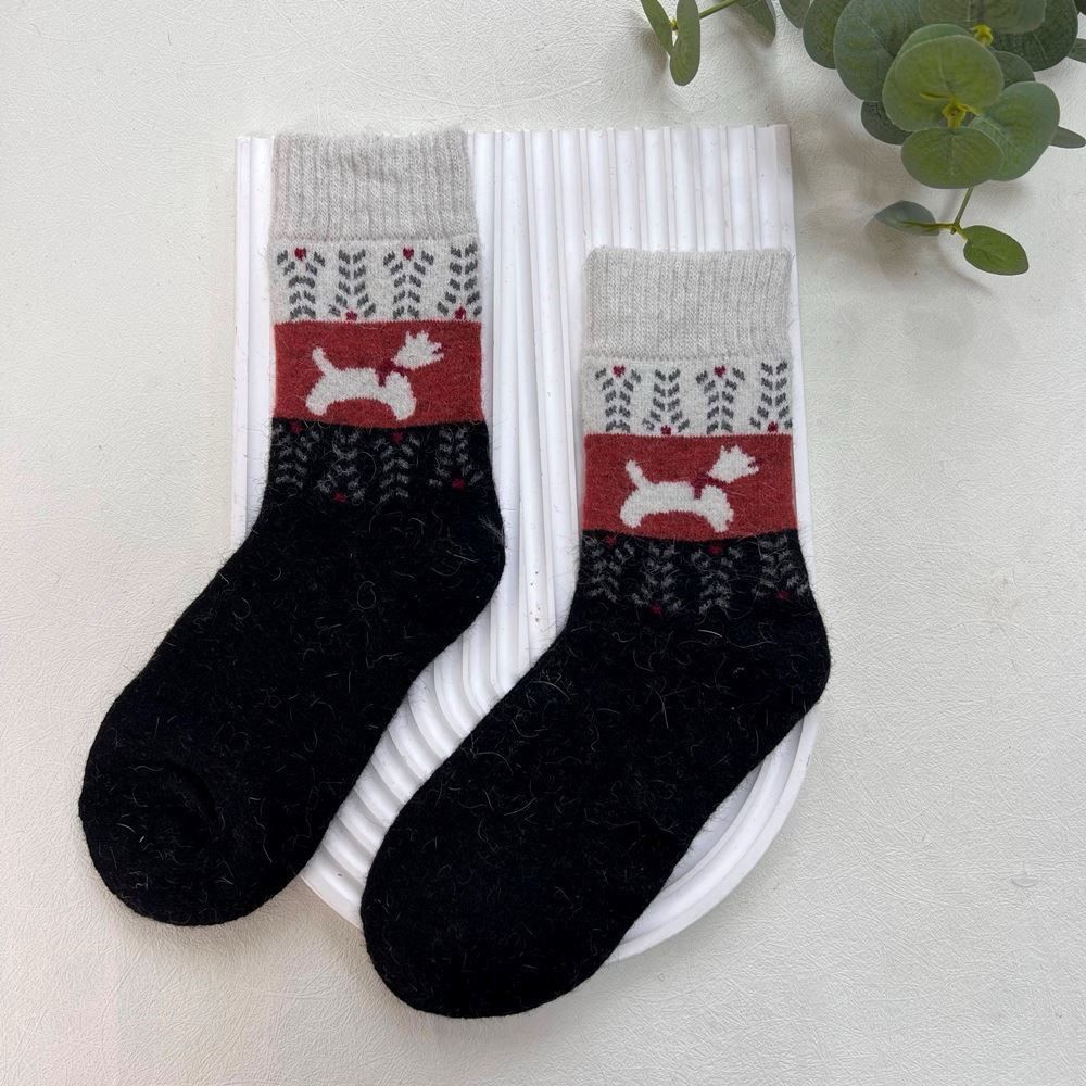 Westie Wool Blend Socks