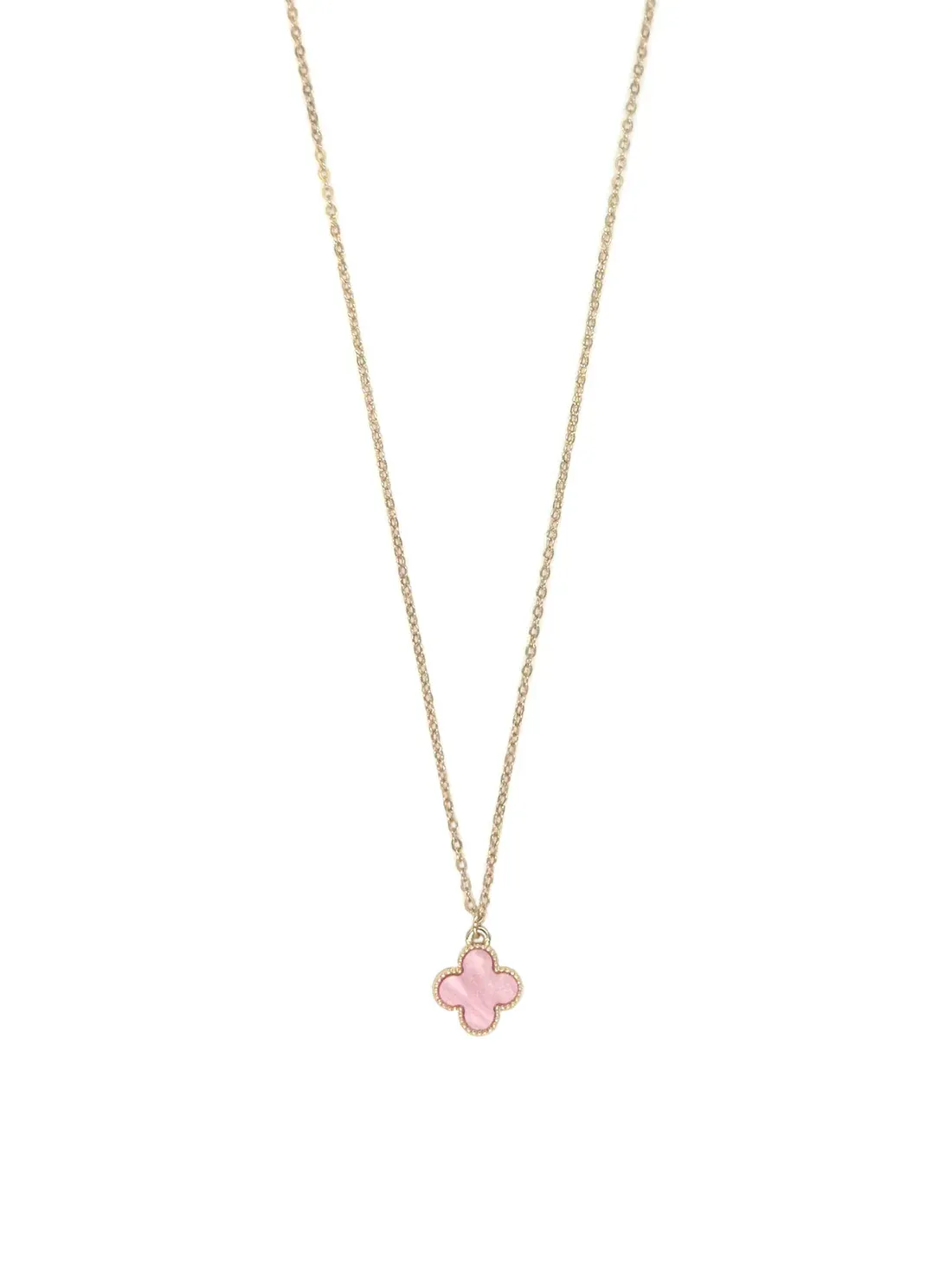 Pink Clover Pendant