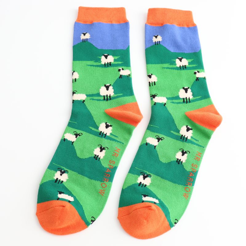 Highland Sheep Bamboo Socks