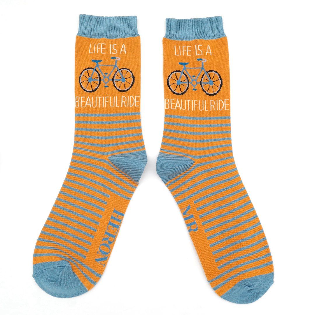 Life Is A Beautiful Ride Bamboo Socks Life Is A Beautiful Ride Bamboo Socks