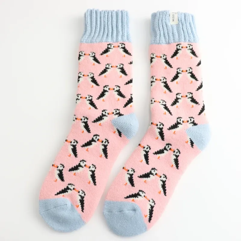 Winter Socks - Puffins Winter Socks - Puffins