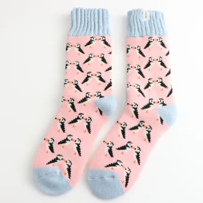 Winter Socks - Puffins