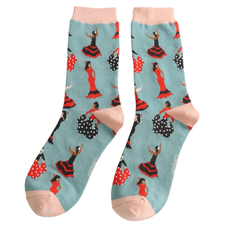 Flamenco Dancers Bamboo Socks