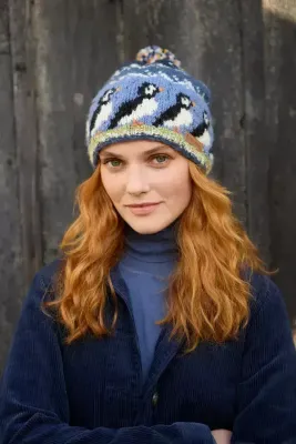 Puffin Bobble Beanie