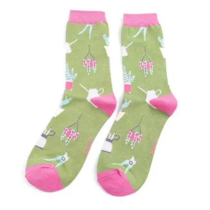 House Plant Bamboo Socks