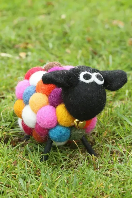 Ziggy The Psychedelic Felted Sheep