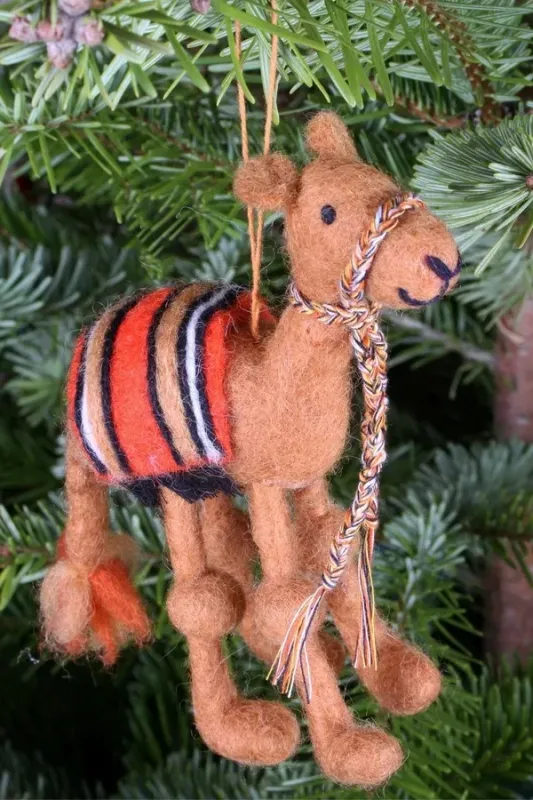 Humphrey The Camel Wool Hanging Decoration