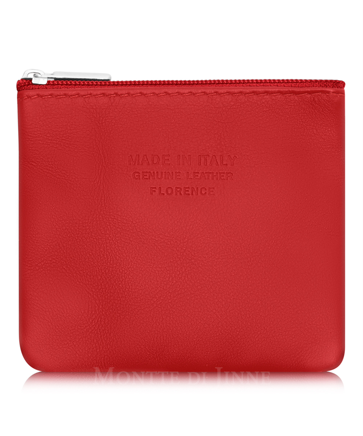Red Leather Coin Purse 