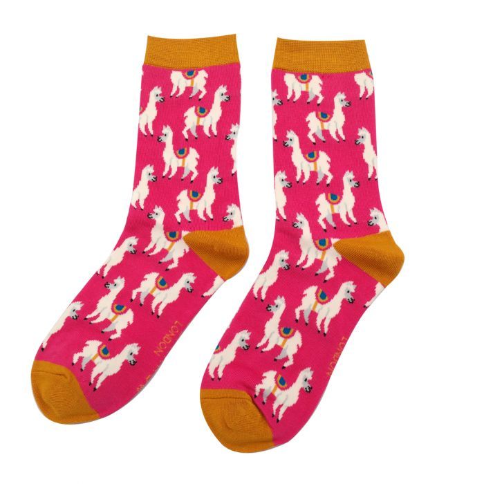 Llamas Bamboo Socks