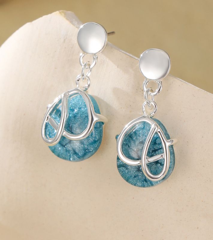 Contemporary Turquoise Earrings