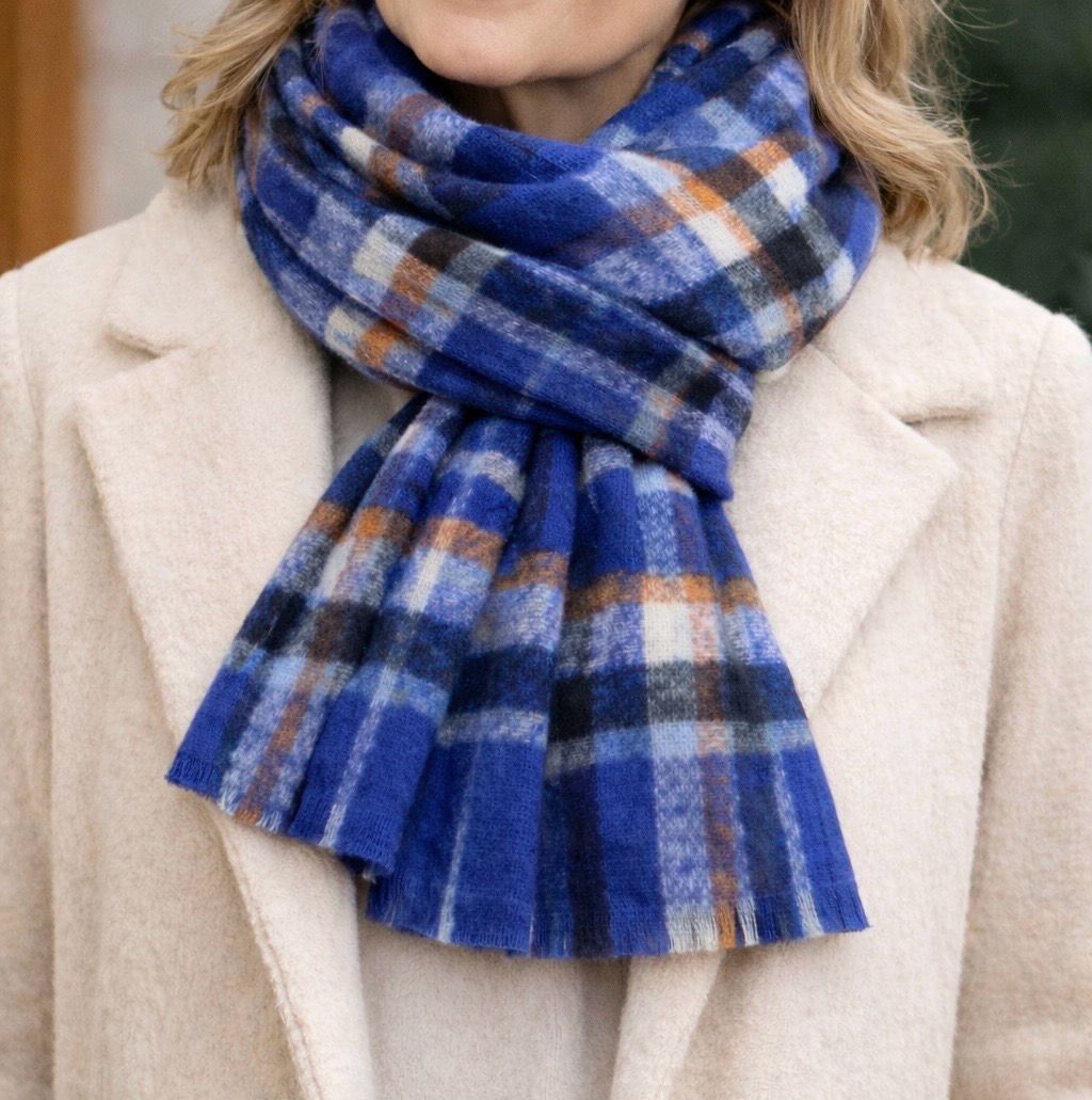 SPECIAL OFFER - Blue Check Scarf SPECIAL OFFER - Blue Check Scarf