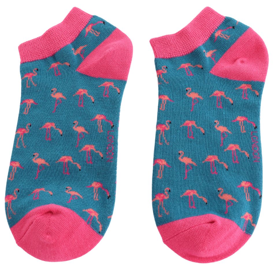 Flamingo Trainer Socks