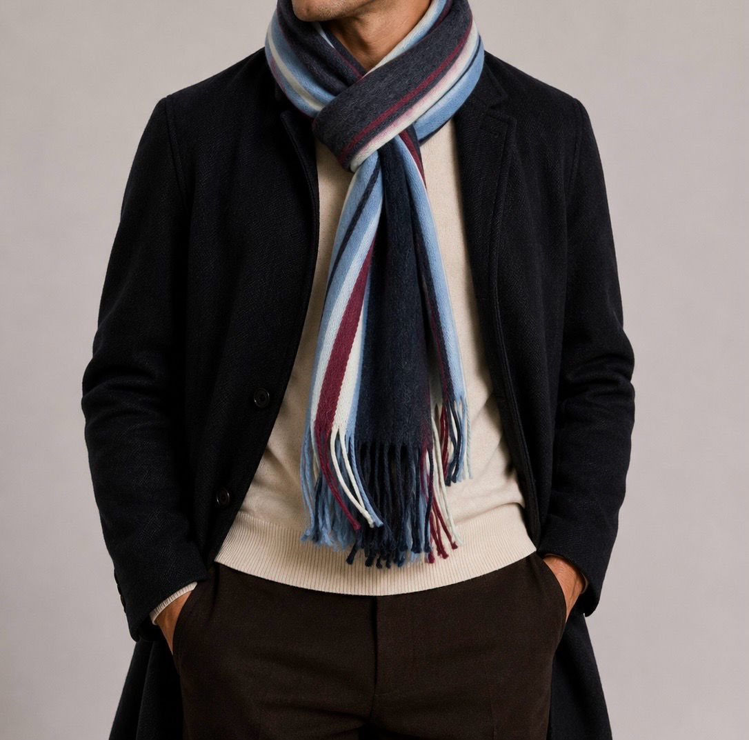 Unisex Stripe Winter Scarf Unisex Stripe Winter Scarf