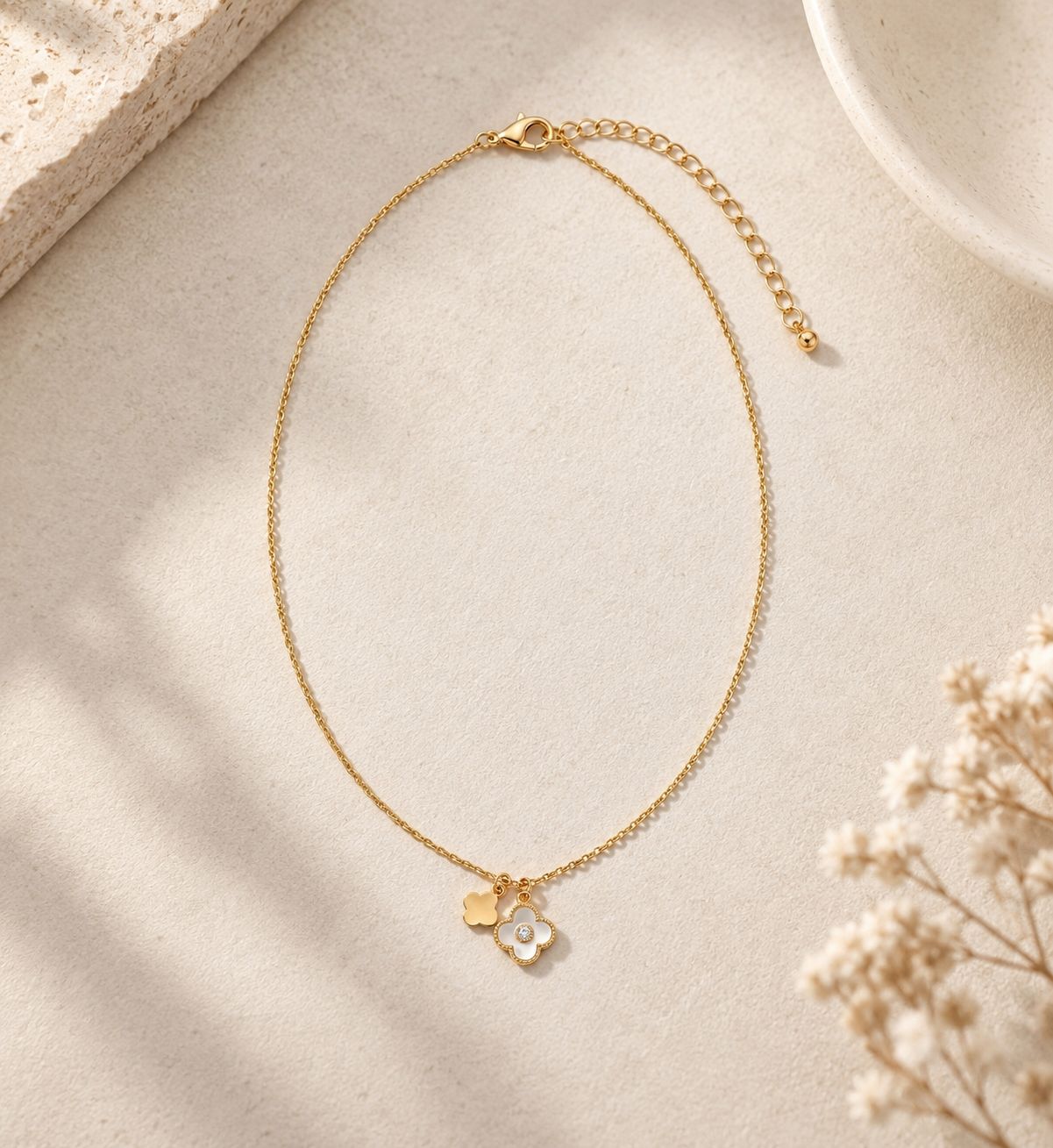 Clover Charm Pendant