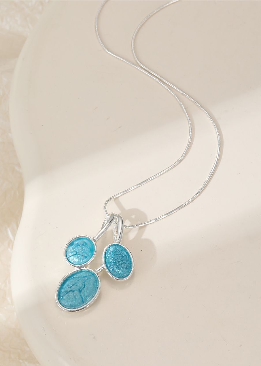 Turquoise Multi Circle Pendant