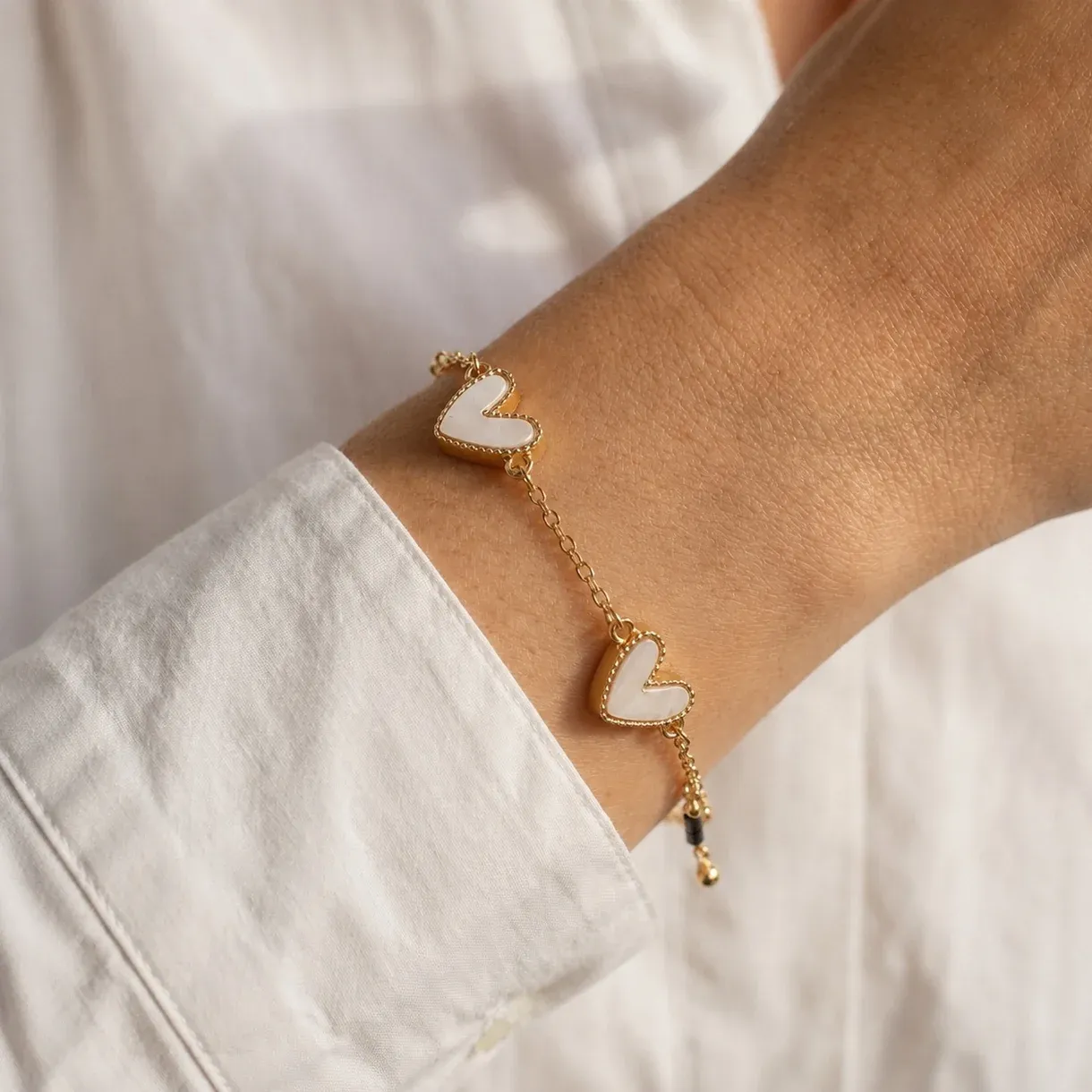 Gold Heart Bracelet Gold Heart Bracelet
