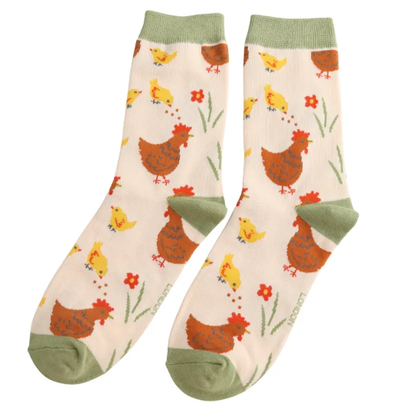 Chicks And Hens Bamboo Socks