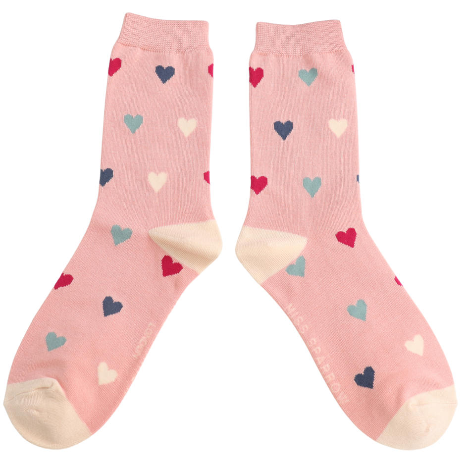 Multi Hearts Bamboo Socks Multi Hearts Bamboo Socks