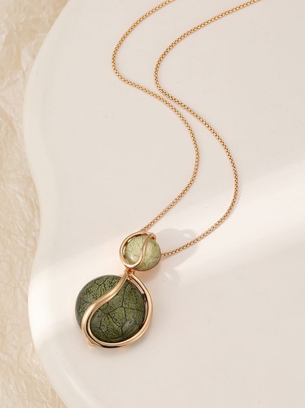 Gold And Green Pendant