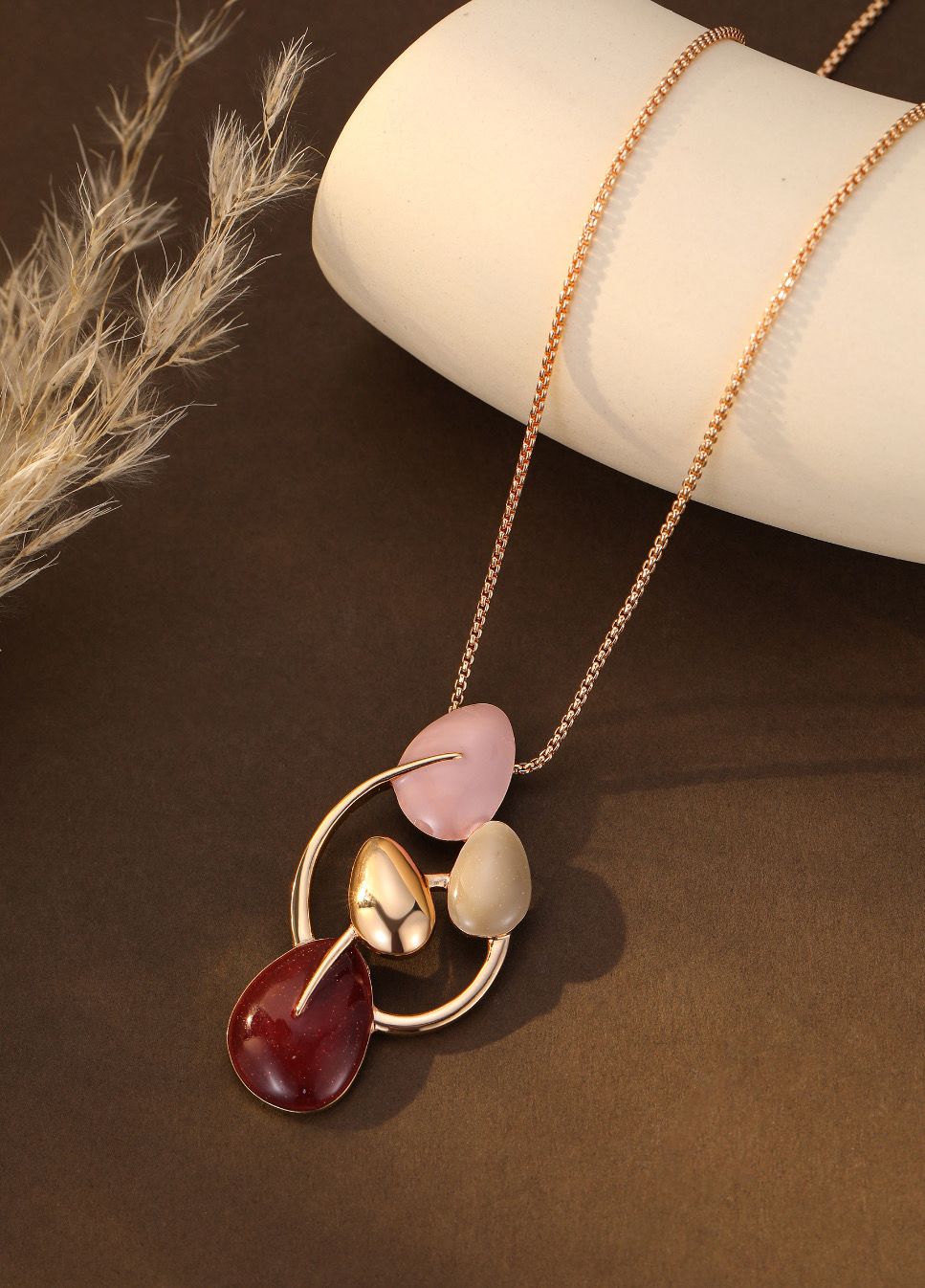 Leah Contemporary Drop Pendant