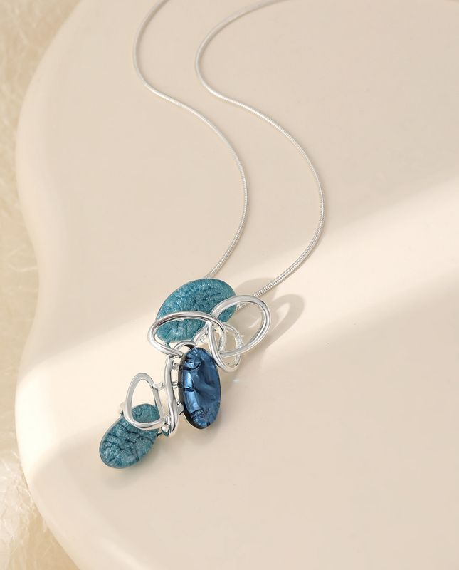 Contemporary Turquoise Pendant