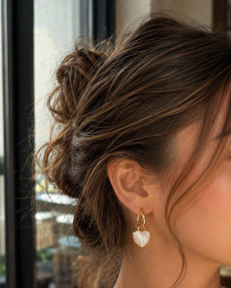 Huggie Heart Earrings Huggie Heart Earrings