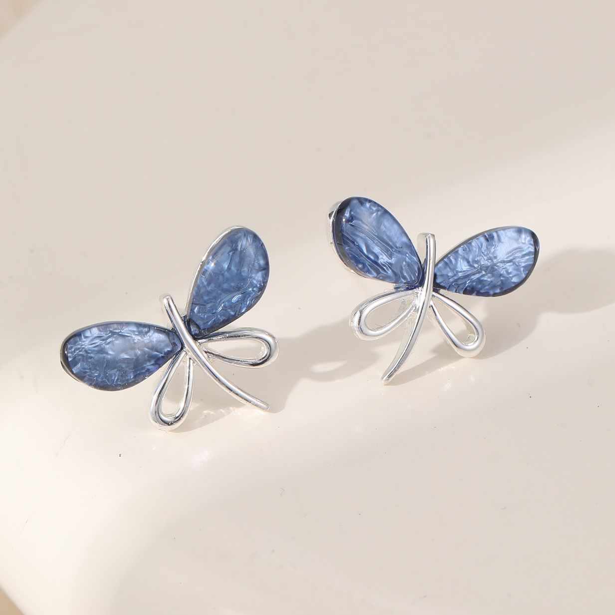 Blue Dragonfly Earrings