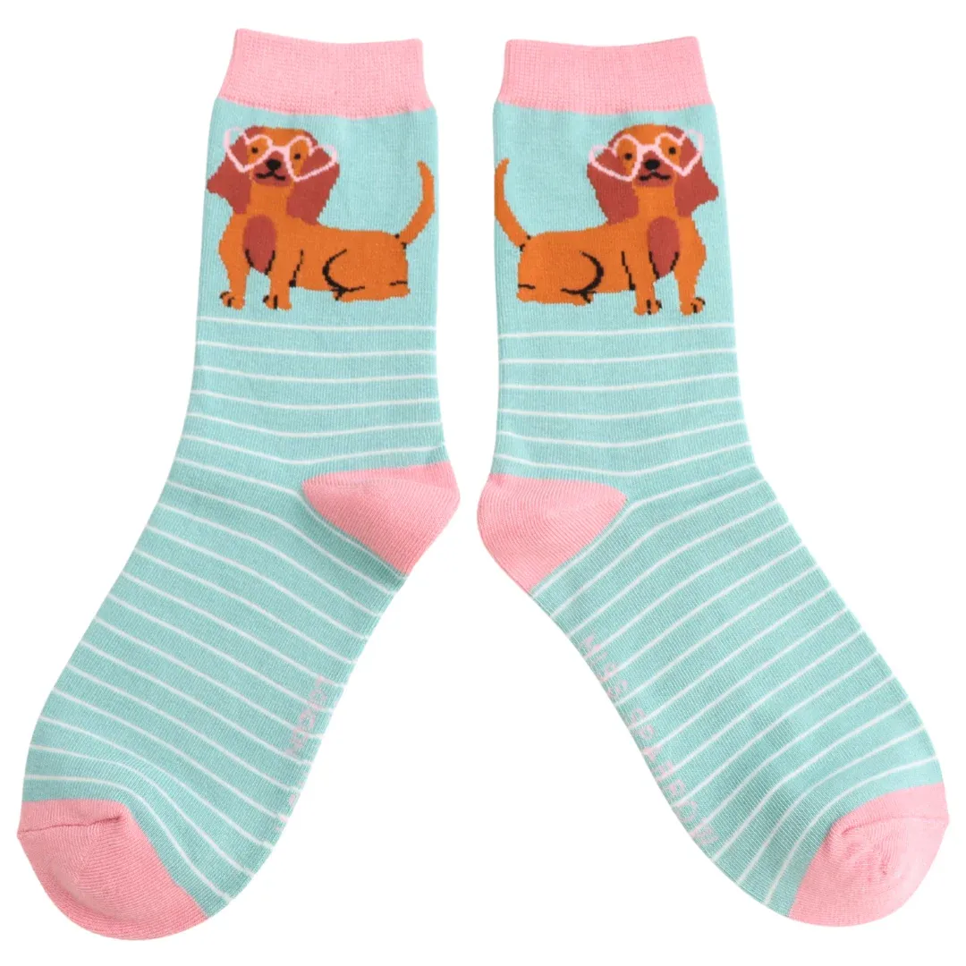 Sausage In Shades Bamboo Socks