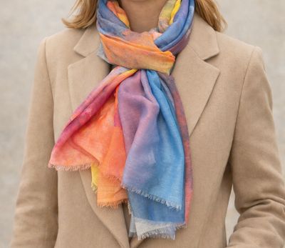 Rainbow Abstract Scarf Rainbow Abstract Scarf